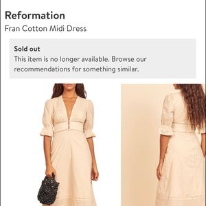 SOLD!!! Reformation dress